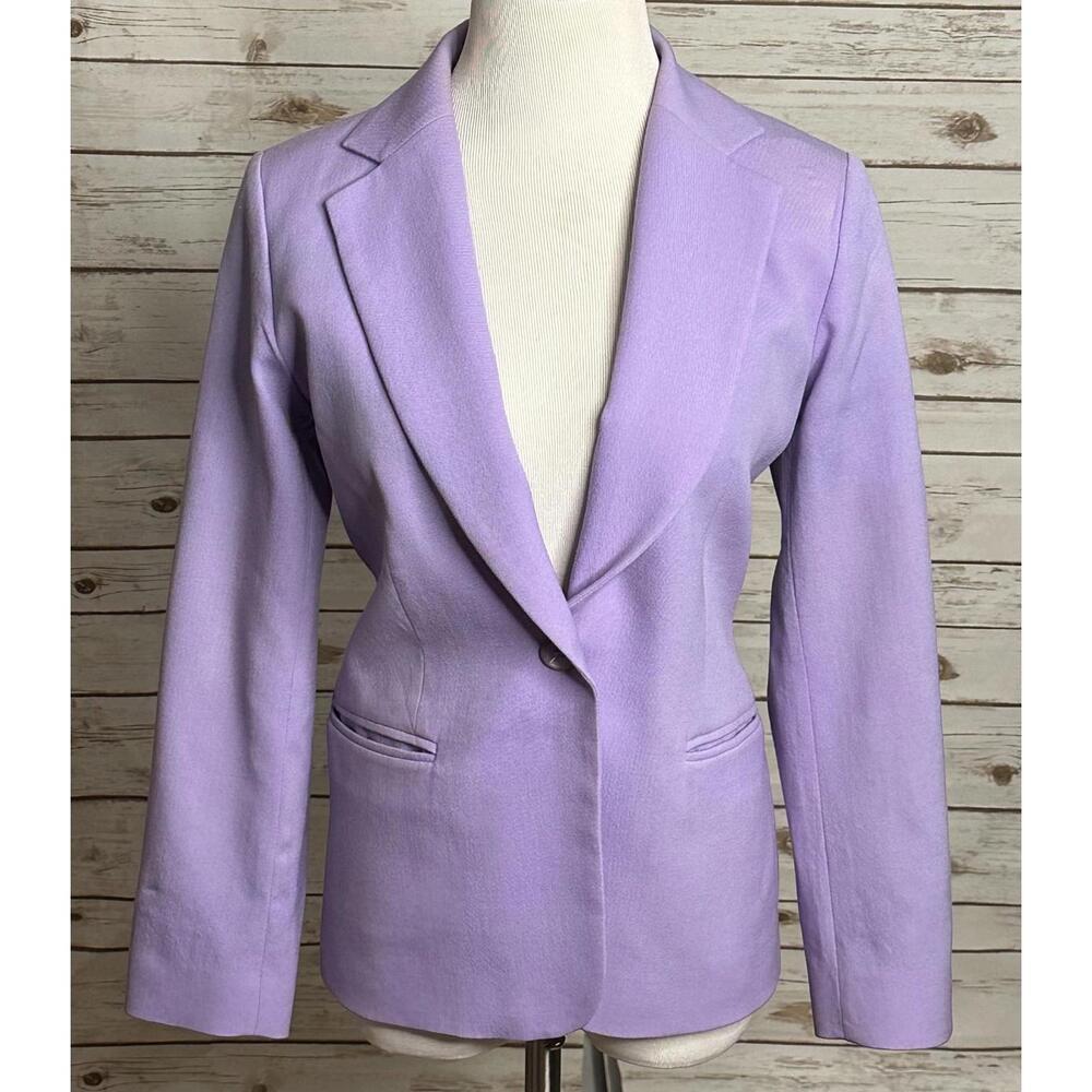 Pendleton Petite classic corpcore lt purple wool single-breasted blazer Size 10 - Picture 1 of 6